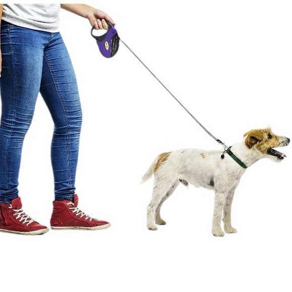 Hertzko - Heavy Duty Retractable Dog Leash - 16 Foot, Supports up to 110lbs - Picture 4 of 4